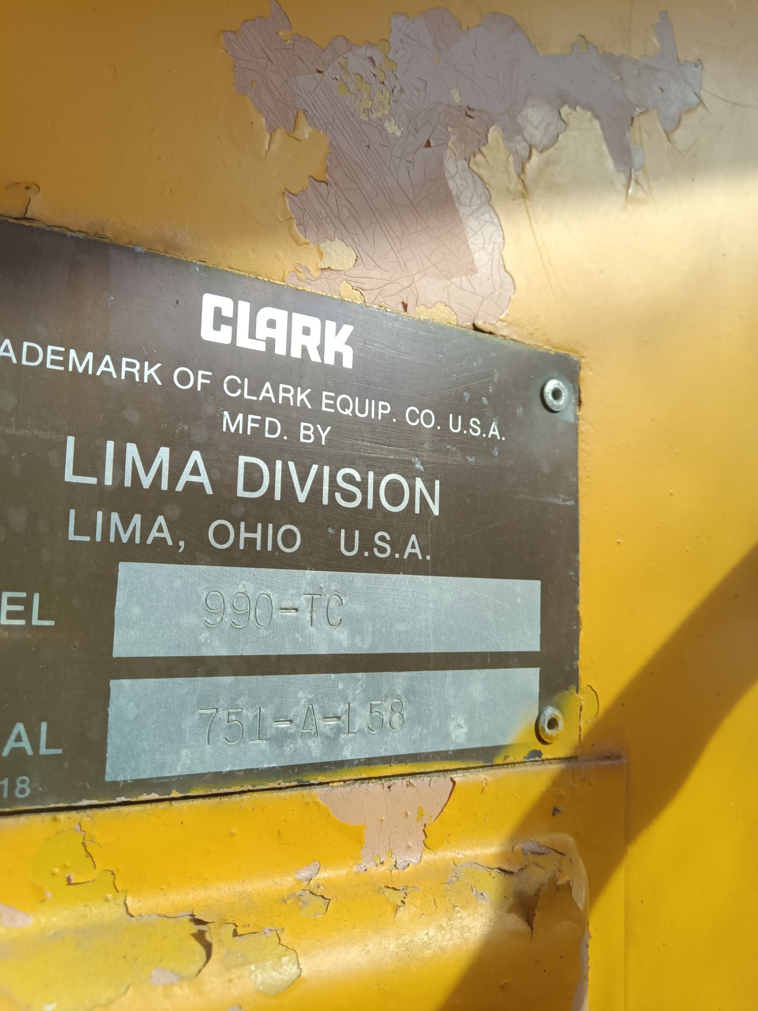 Used Lima 990TC Crane